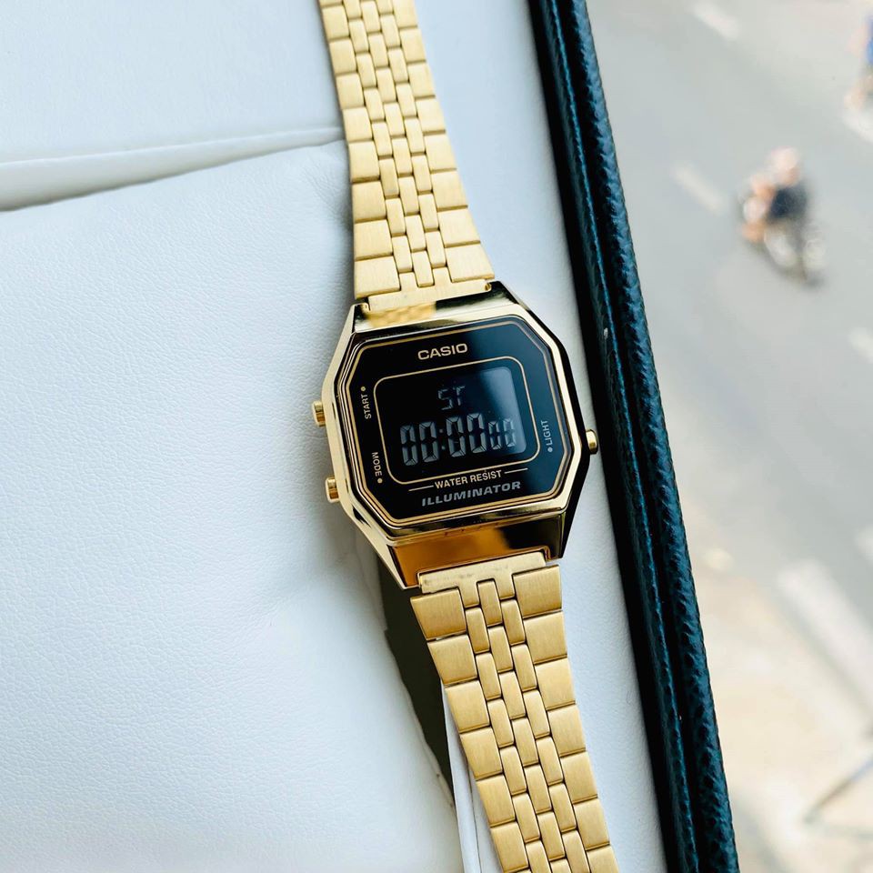 Đồng hồ Nữ Casio LA680 GOLD - FullBox - Hàng chính hãng (BẢO HÀNH 1 NĂM)