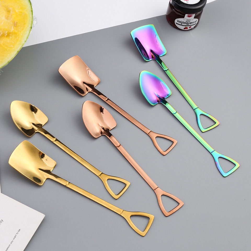 Set 2/4 Muỗng Cà Phê Bằng Thép Không Gỉ Chất Lượng