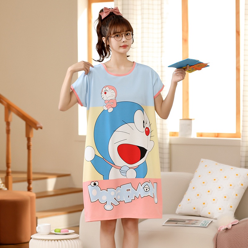 Váy đầm suông mặc nhà DORAEMON DOREMON dễ thương cute MonUStore MON0002 TooYoo
