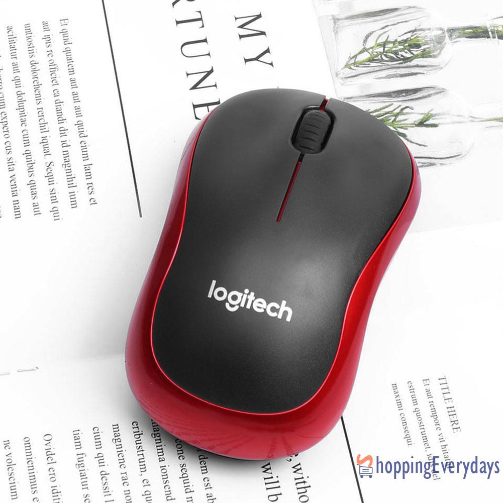 SV Chuột Quang Không Dây Logitech M185 2.4 Ghz 1000dpi 3 Nút Bấm