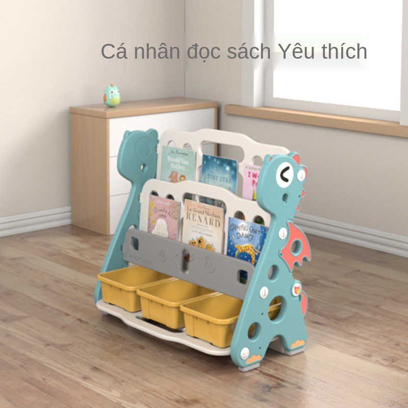 ✔✚☂Giá sách trẻ em đơn giản sàn tủ hoạt hình tranh