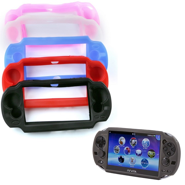 bao silicon psvita 1000 psvita2000 giao mầu ngẫu nhiên case dẻo PSVITA