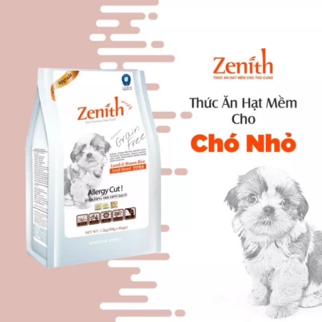 🐶 Thức ăn hạt mềm Zenith cho chó nhỏ