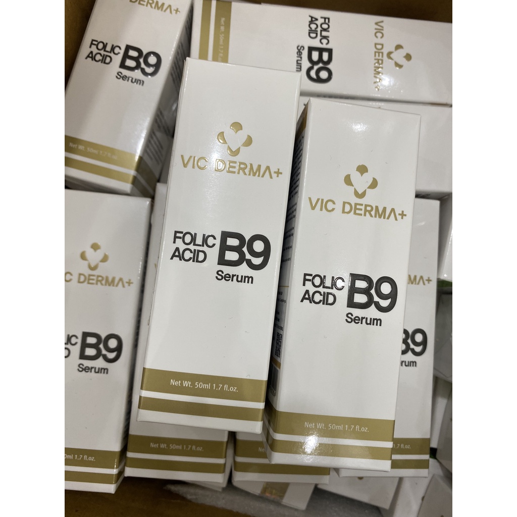✅ Tinh Chất Làm Dịu, Phục Hồi Da Vic Derma+ Folic Acid  Serum 50ml