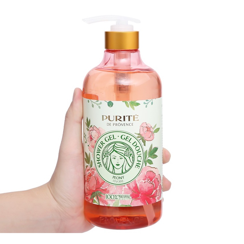 Sữa Tắm Purite Peony Shower Gel Thư Giãn Da Hương Hoa Mẫu Đơn 850ml