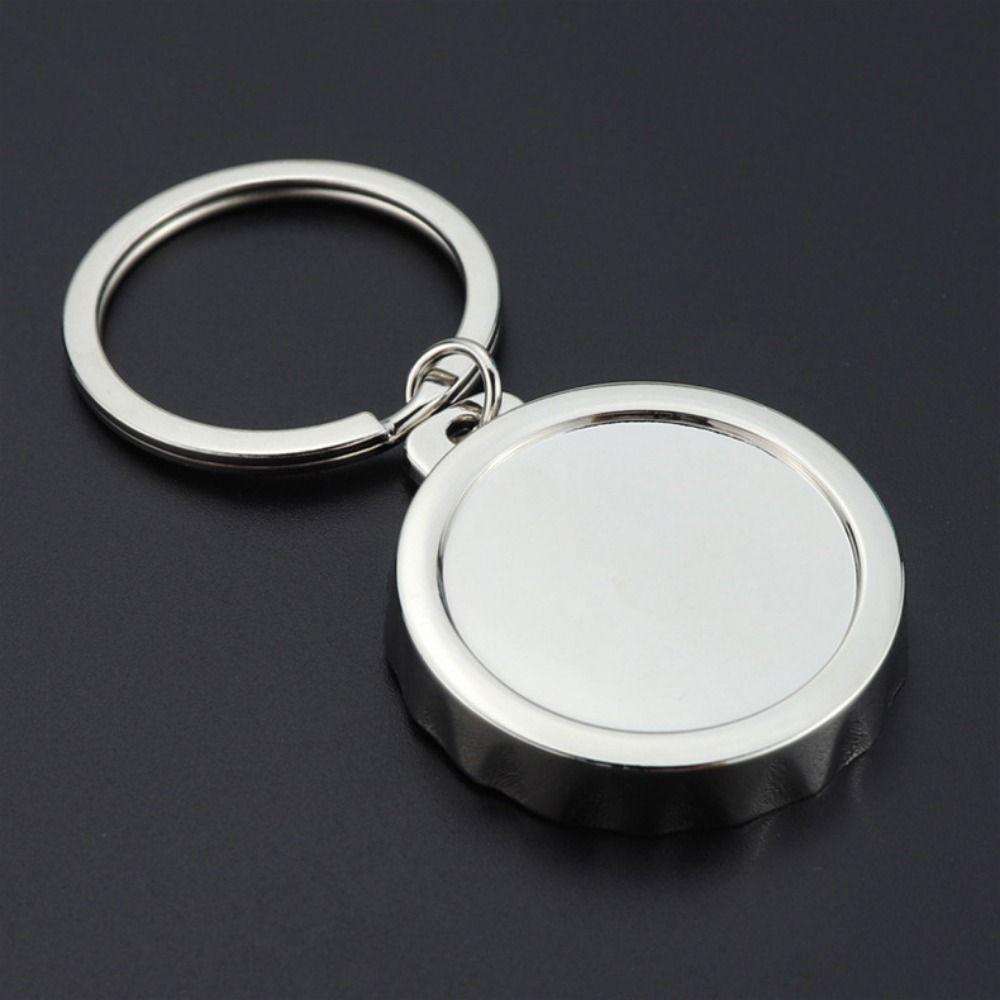 1 Dụng Cụ Mở Nắp Chai Bia Có Móc Khóa Bằng Thép Không Gỉ Mới Lạ