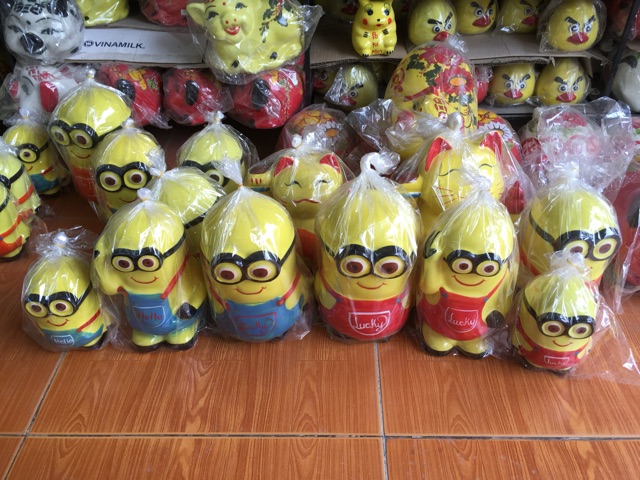 Minion tiết kiệm gốm sứ Bát Tràng cao cấp khử chì 