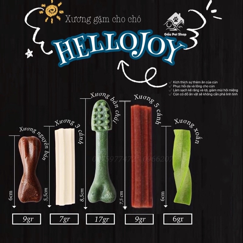 Thanh xương cho cún HELLOJOY