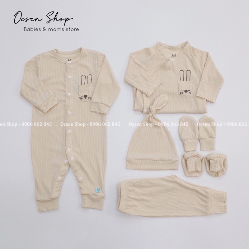 LIL Body vải tăm LIL Little love Bộ liền thân sơ sinh [Chính hãng Little Love Việt Nam]