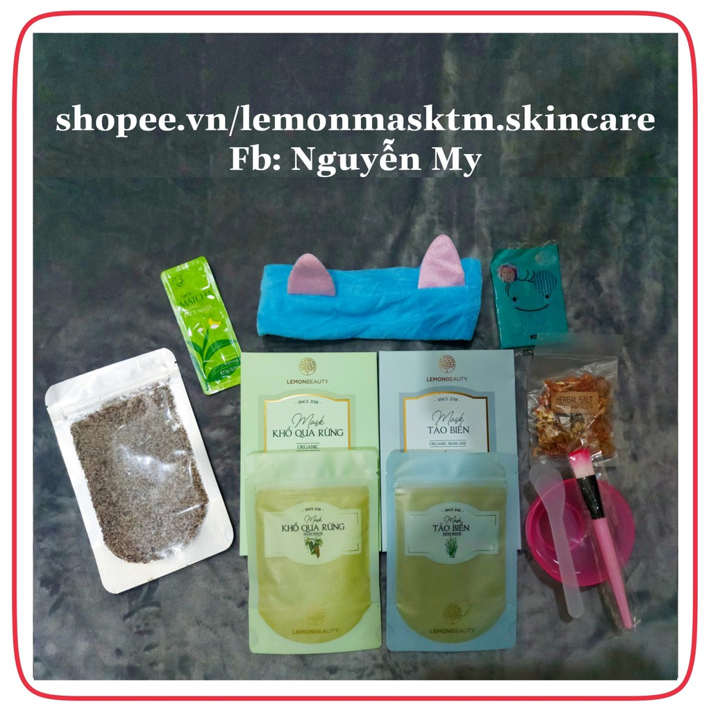 Combo Bột khổ qua rừng và Tảo Biển (Lemonmask) handmade - Thiên Nhiên | BigBuy360 - bigbuy360.vn