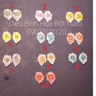 Hoa bột nails Hoa Chân