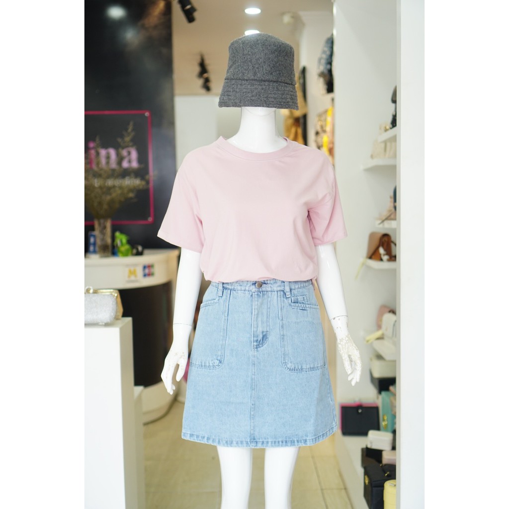 Áo Phông Trơn Cotton 086 ảnh thật