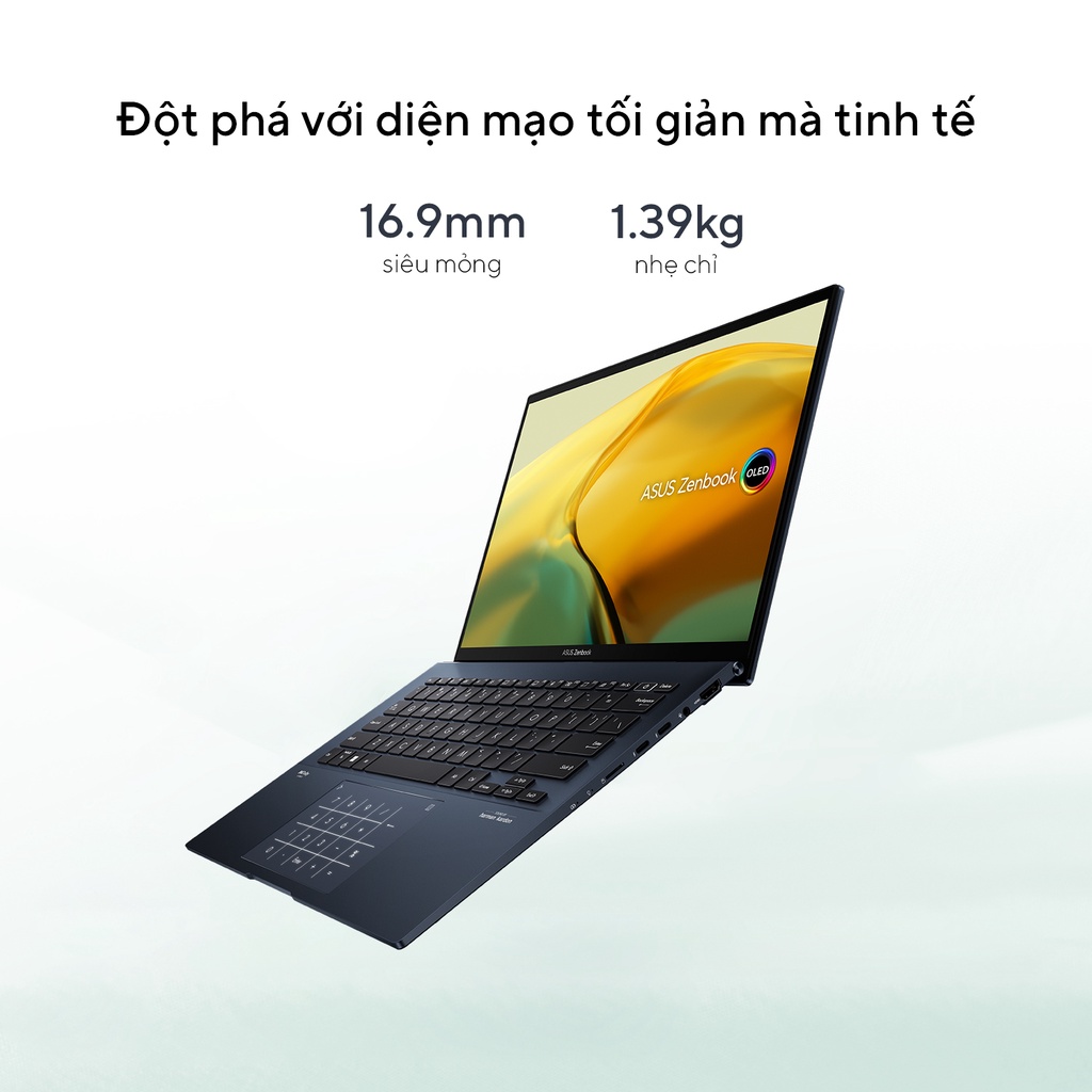 Laptop ASUS Zenbook OLED UX3402ZA-KM221W i7-1260P|16GB|1TB|Iris Xe|14'' OLED 2.8K|W11