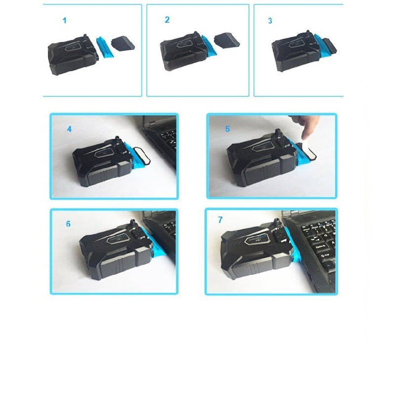 Quạt hút gió - tản nhiệt Laptop F1 -DC2300 | BigBuy360 - bigbuy360.vn
