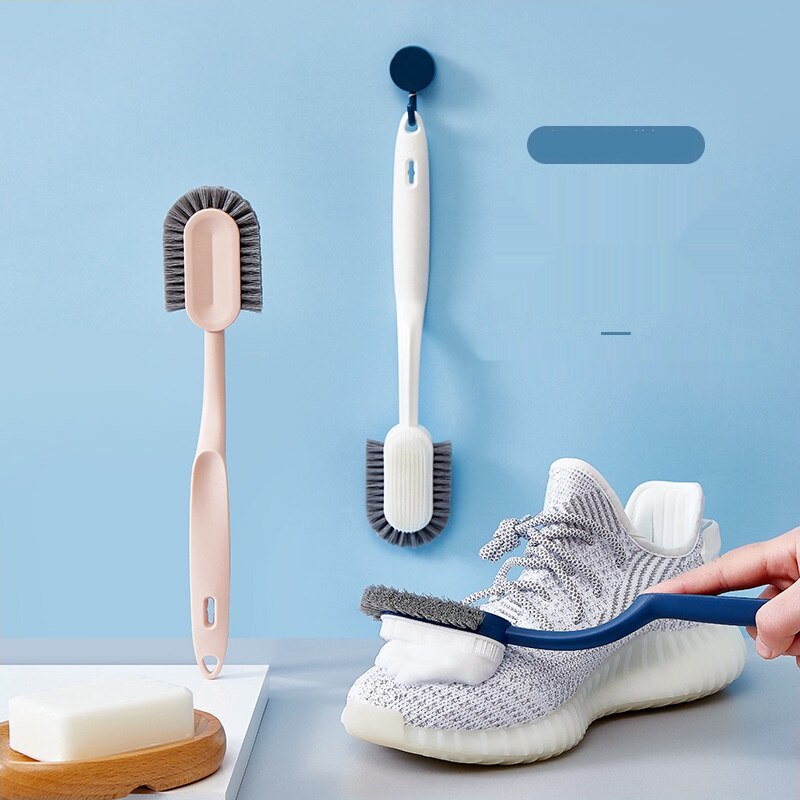 Bàn chải chà giày 3 mặt mềm mại không đau đa năng