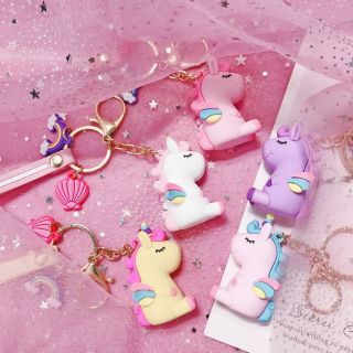 Móc khóa móc ngựa unicorn cực kì đáng yêu