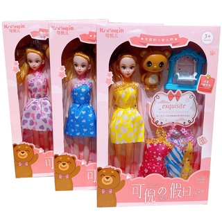 Búp bê khớp nhựa dẻo, trang phục cho bé thiết kế thời trang
