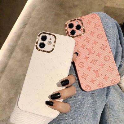 vỏ Iphone High-end big-name LV Apple 12 / 11pro mobile phone shell small red book with X / XR / XSMAX network red 78plus female