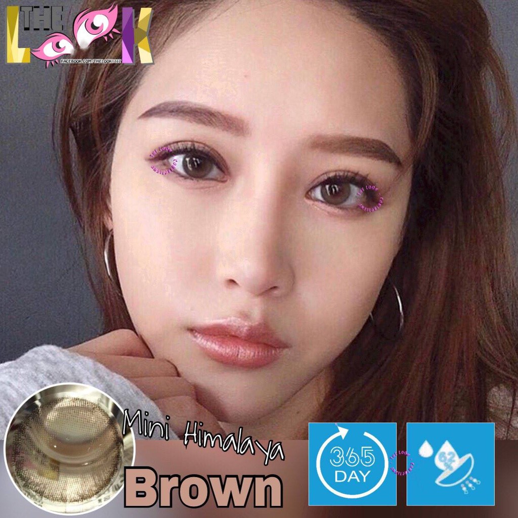 CONTACT LENS MÀU BROWN - NÂU RÊU - KO SÁNG - GIÃN NHẸ - CÓ ĐỘ