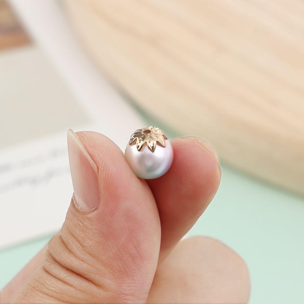 Bộ 100 Hạt Xỏ Lỗ Hình Hoa Sen Phong Cách Cổ Điển Dùng Làm Trang Sức DIY