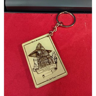 Móc Khóa, móc trang trí balo DarkSoul "Big Hat Logan" White Art nhựa cứng Mica