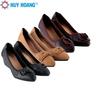 Giày nữ da bò 5 phân Huy Hoàng nhiều màu LS7941-42-43