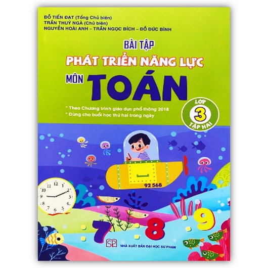 Sách - Bài tập phát triển năng lực môn Toán lớp 3 tập 2
