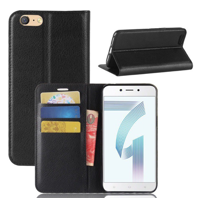 BAO DA OPPO A1k / A71 / A83 / A59 / f1s kiêm ví da hàng xuất nhật có từ tính