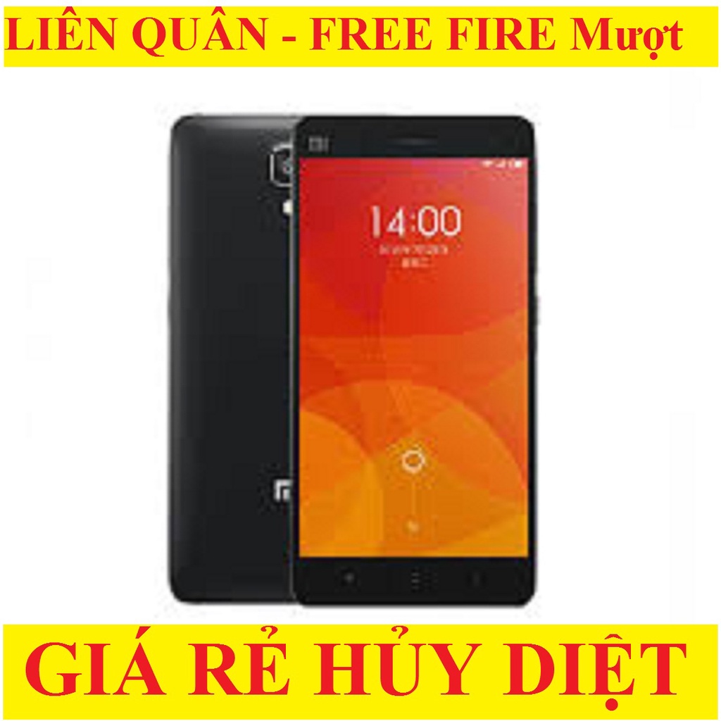 Điện thoại Xiaomi Mi4 - Xiaomi Mi 4 Chính Hãng ram 3G, CPU: Snapdragon 801 4 nhân, cày Game Liên Quân đỉnh