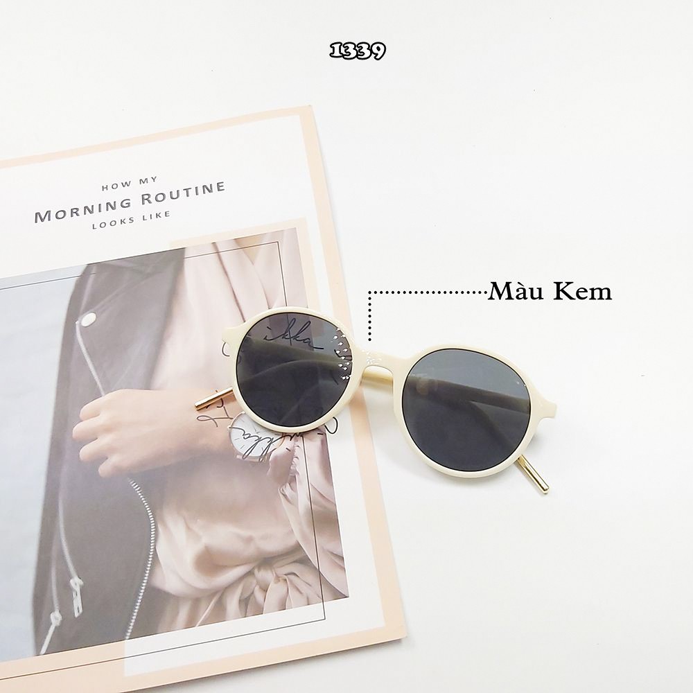 Mắt kính hàn quốc nhựa dẻo form tròn cao cấp unisex thời trang AH1339 | BigBuy360 - bigbuy360.vn