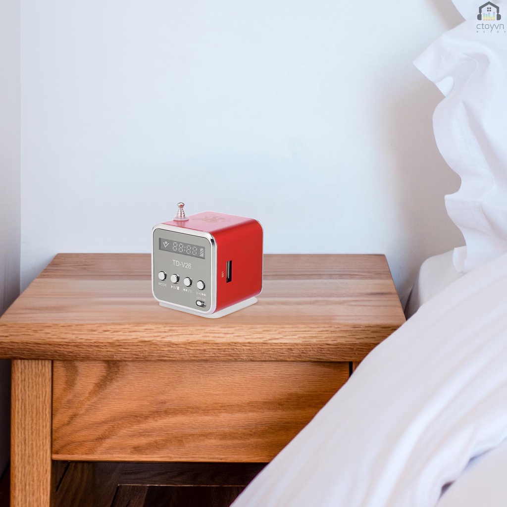 Loa mini có dây cổng 3.5mm hỗ trợ thẻ nhớ TF cho máy nghe nhạc MP3/DVD/Laptop/điện thoại