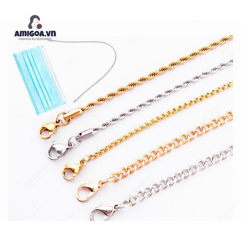 Dây Xích Kim Loại Đeo Mắt Kính Chống Trượt Tùy Chỉnh Tiện Dụng