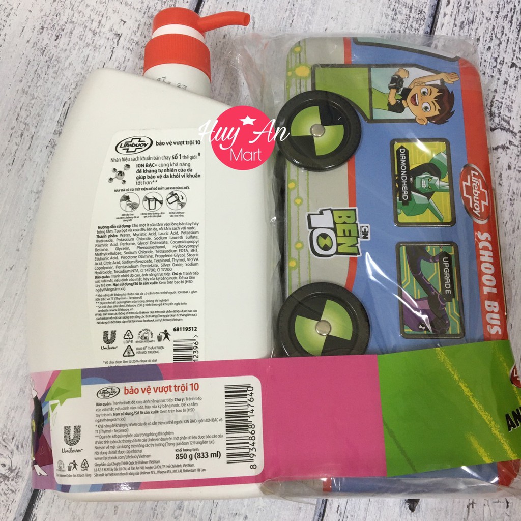 Sữa tắm lifebuoy 850gr BẢO VỆ VƯỢT TRỘI tặng kèm SỮA TẮM THAN HOẠT TÍNH VÀ BẠC HÀ 196ml/ tặng kem đánh răng PS trà xanh | BigBuy360 - bigbuy360.vn