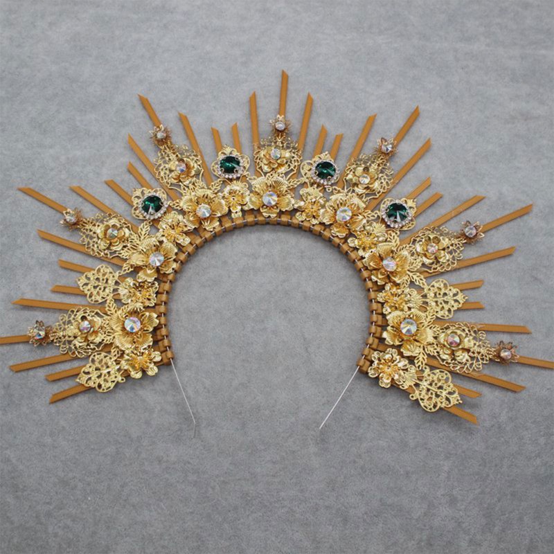 Băng Đô Cài Tóc Hóa Trang Thiên Thần Halo Mừng Năm Mới Cho Bé Gái