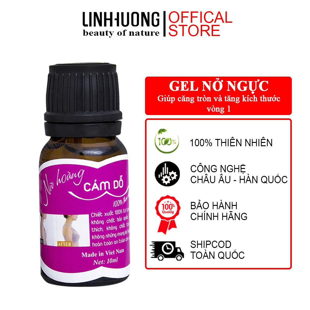 Tinh chất nâng nở ngực, làm hồng nhũ hoa một cách tự nhiên