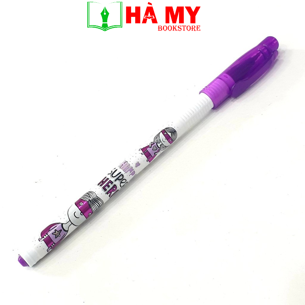 [Hỏa Tốc] Bút Gel Nước Roader Thiên Long GEL-07 màu tím ngòi 0.5mm