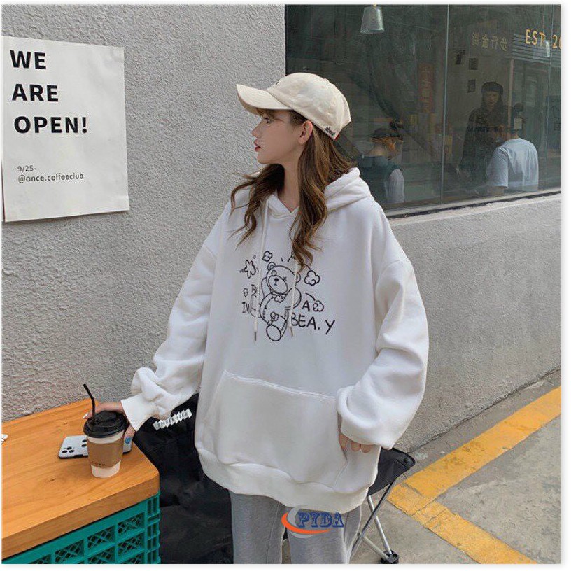 ÁO KHOÁC HOODIES NỮ FROM RỘNG,NHIỀU MÀU SẮC XINH XẮN KHÁNH AN FASHION