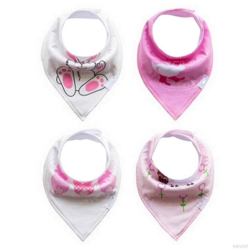Set 4 Yếm Ăn Xinh Xắn Dành Cho Bé