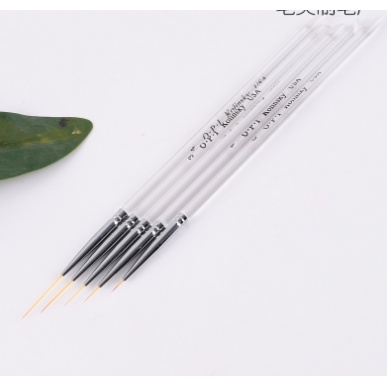 Cọ nét cán trong opi, cọ râu vẽ nail có sẵn nhé a