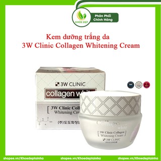 [ CHÍNH HÃNG ] Kem dưỡng trắng da 3W Clinic Collagen Whitening Cream - 60ml