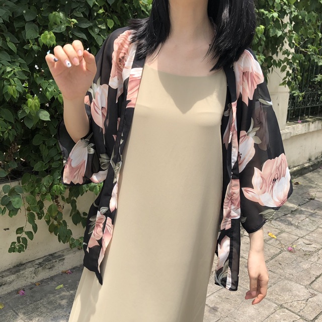 Kimono Họa Tiết Hoa