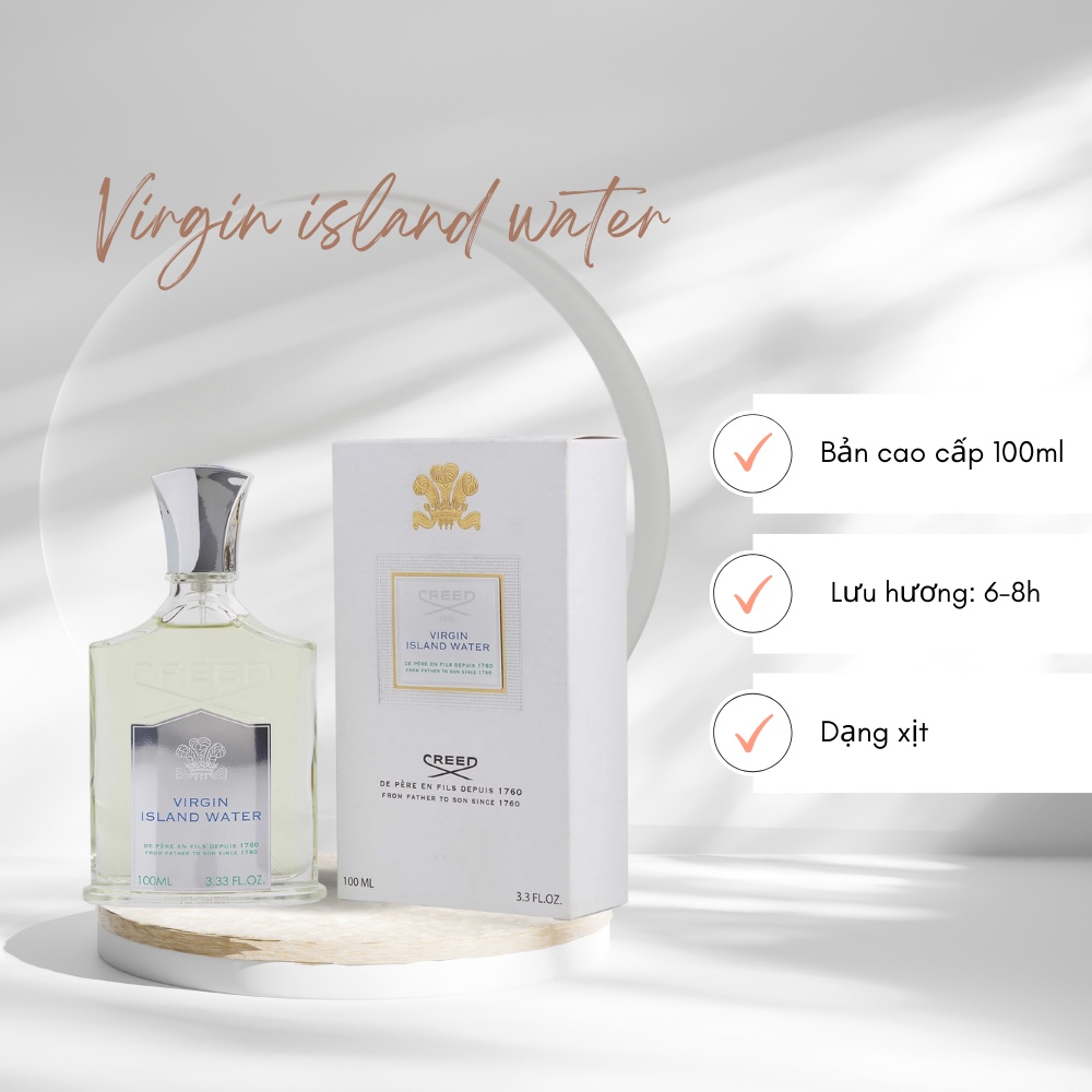 Nước hoa nam Creed  Aventus mạnh mẽ đầy cuốn hút - Dầu thơm nam nồng độ EDP dung tích 100ml lưu hương lâu - Shin Shop
