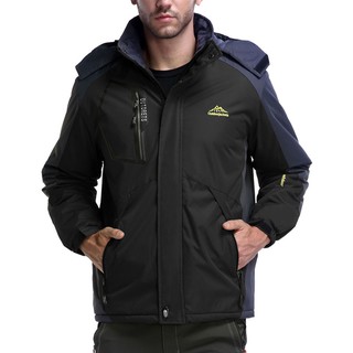 Áo khoác nam chống NƯỚC [OUTDOORJACKETS], lót lông, vải đặc biệt hỗ trợ đi TUYẾT, đi MƯA - HÀNG HIỆU [A001B]