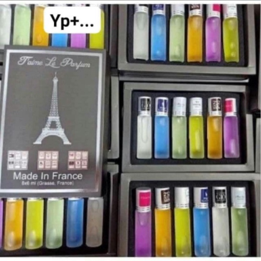 Nước hoa ❤️𝑭𝒓𝒆𝒆𝒔𝒉𝒊𝒑❤️ Bộ 6 chai nước hoa lăn Pháp cao cấp
