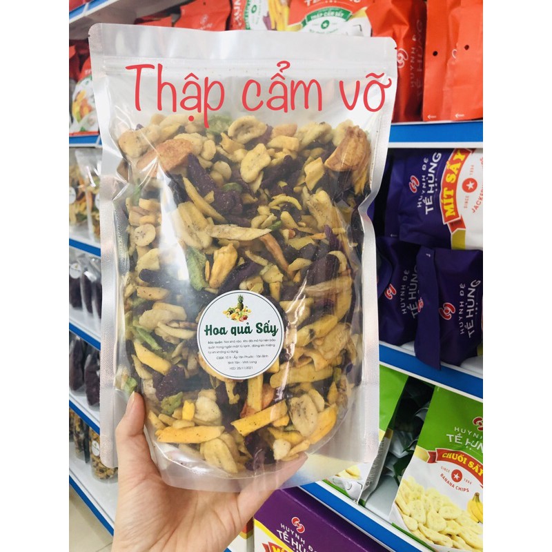 6kg Hoa quả sấy vụn (Trái cây sấy vỡ) thập cẩm