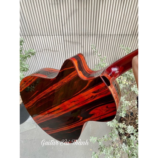 Đàn Guitar Acoustic Solid Top Chính Hãng ST.Real Guitar Sài Thành Mã ST-X4 Có Vát Bavel Thùng Đàn