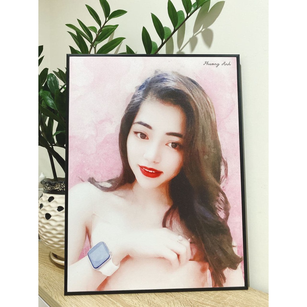 Tranh chân dung màu nước siêu đẹp , siêu bền chống nước, ẩm mốc giá chỉ từ 199k | BigBuy360 - bigbuy360.vn
