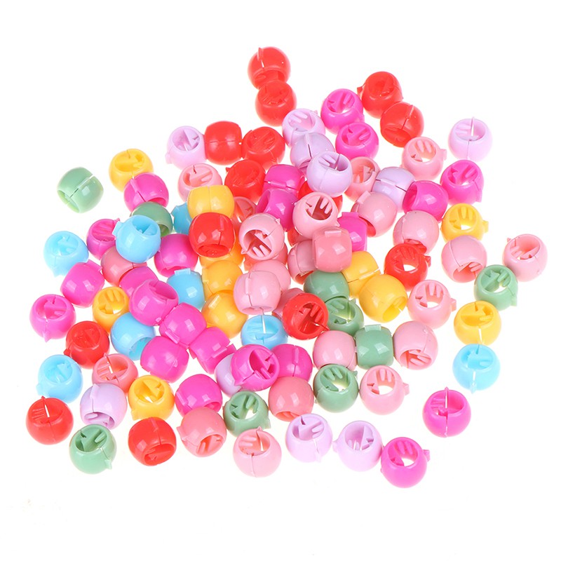 Set 100 Kẹp Tóc Mini Màu Kẹo Ngọt Dễ Thương Cho Nữ