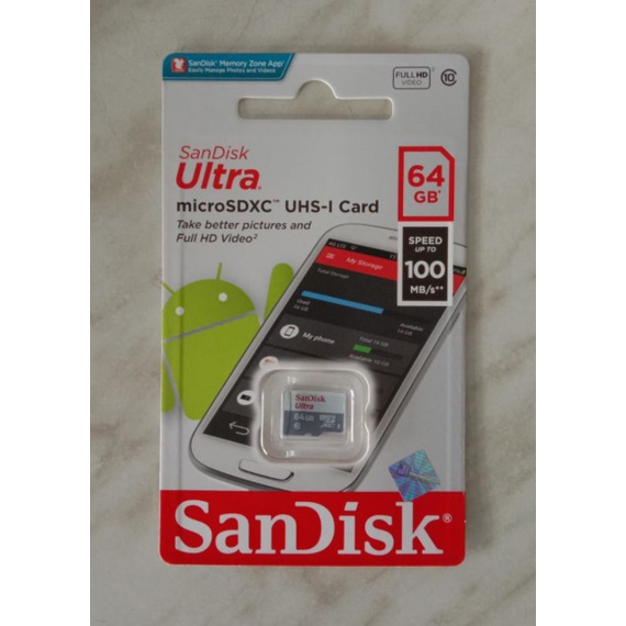 Thẻ nhớ Sandisk 64GB Micro Sd / Sandisk 64GB