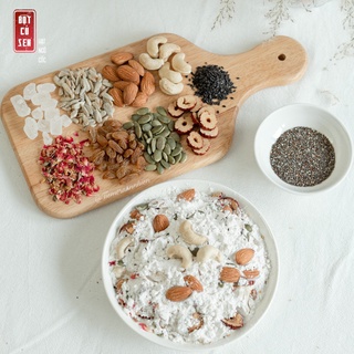 (Sét Nguyên Liệu Tự Chọn) Tinh Bột Củ Sen Ngũ Cốc, Chè Dưỡng Nhan